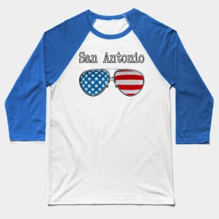 AMERICA PILOT GLASSES SAN ANTONIO CITY Baseball T-Shirt